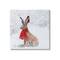 Stupell Industries Winter Rabbit Scarf Landscape Canvas Wall Art